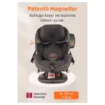 Besafe İzi Comfort X3 ADACLI Oto Koltuğu 9-18 Kg Metallic Melange