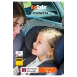Besafe İzi Comfort X3 ADACLI Oto Koltuğu 9-18 Kg Metallic Melange
