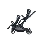 Prego 2223 Ibiza Plus Travel Sistem İkiz Bebek Arabası Siyah