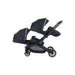 Prego 2223 Ibiza Plus Travel Sistem İkiz Bebek Arabası Siyah