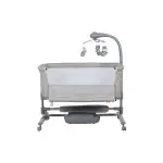 Prego Carmela Anne Yanı Elektrikli Uzaktan Kumandalı Dönenceli Beşik Bej