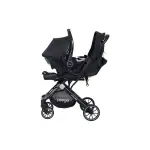 Prego 2037 Aria Plus Kabin Travel Sistem Bebek Arabası Siyah