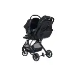 Prego 2037 Aria Plus Kabin Travel Sistem Bebek Arabası Siyah