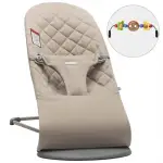 Babybjörn Balance Bliss Ana Kucağı Oyuncaklı Woven Sand Grey