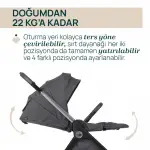 Chicco Bellagio Bebek Arabası Black Satin