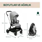Chicco One4Ever Lounge Travel Sistem Bebek Arabası Sparkle Grey