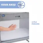 Chicco Next2Me Forever Anne Yanı Beşik Moon Grey