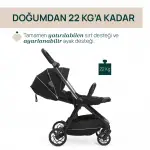 Chicco One4Ever Lounge Travel Sistem Bebek Arabası Black Beauty