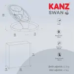 Kanz Swan Elektrikli Ana Kucağı Gri