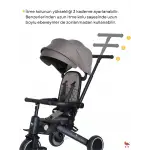 Merkür Bebe 9in1 Hawk Üç Tekerlekli Bebek ve Çocuk Bisikleti Yeşil