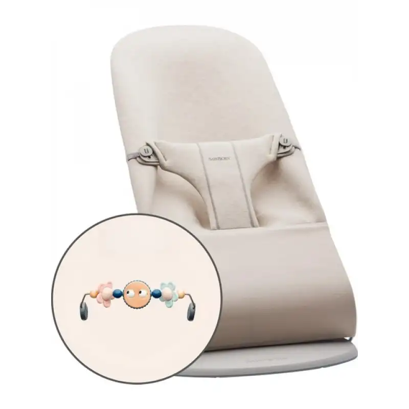 BabyBjörn Bliss Ana Kucağı Cotton 3D Jersey Oyuncaklı Light Beige