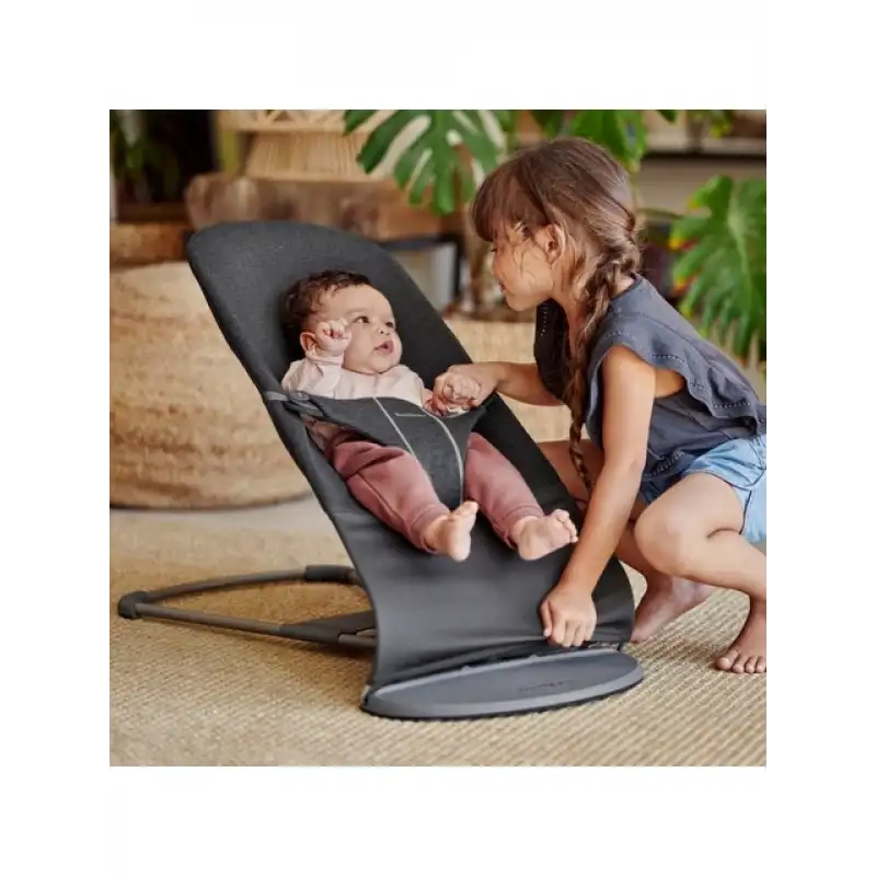 BabyBjörn Balance Bliss Ana Kucağı Cotton 3D Jersey Charcoal Grey