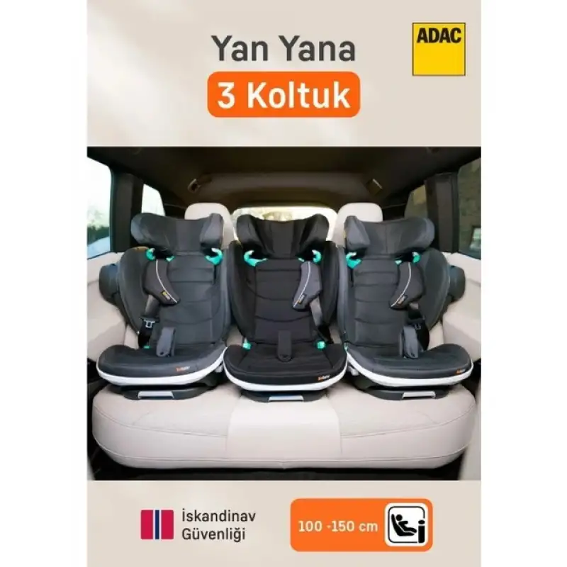 BeSafe iZi Flex Fix 2 I-Size Oto Koltuğu 15-36 Kg Anthracite Mesh
