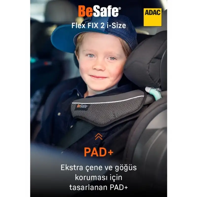 BeSafe iZi Flex Fix 2 I-Size Oto Koltuğu 15-36 Kg Anthracite Mesh