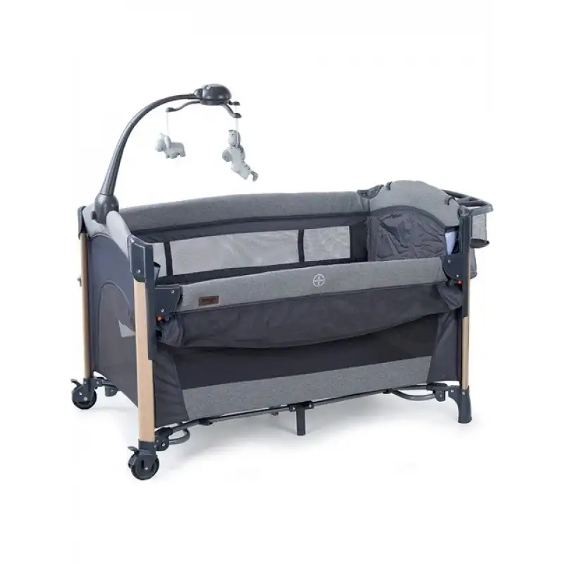 Prego 8069 Elips Plus Anne Yanı Oyun Parkı 70x120 cm Gri