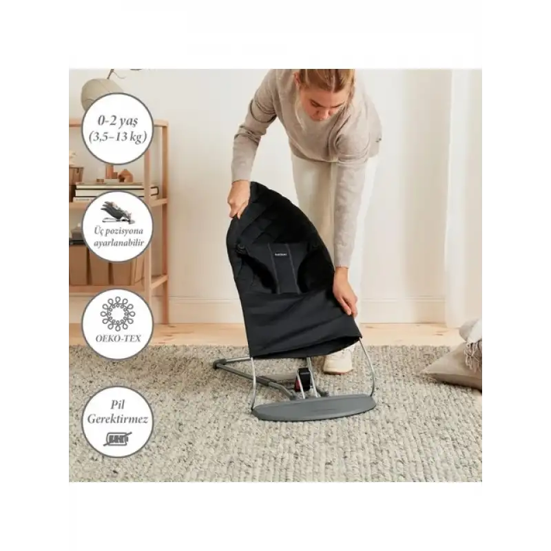 BabyBjörn Bliss Ana Kucağı Woven Black