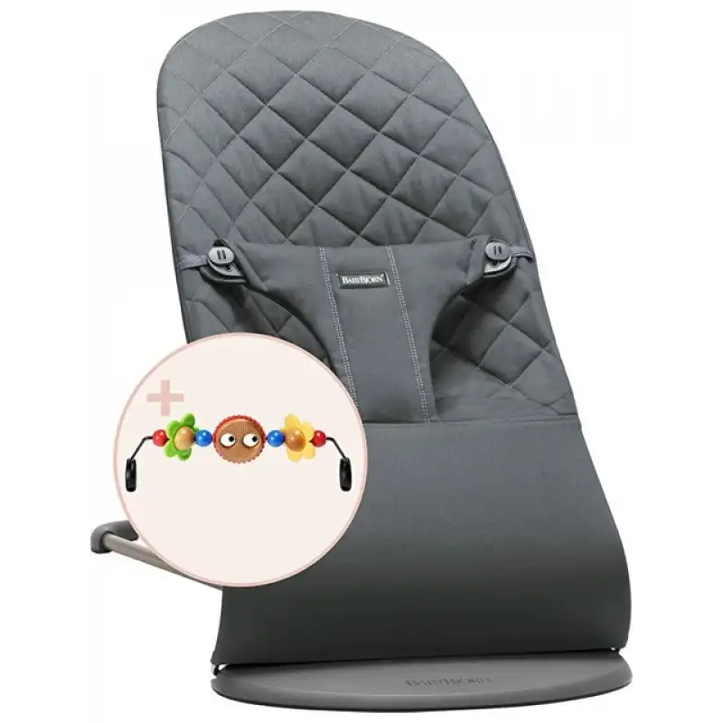 BabyBjörn Bliss Ana Kucağı Oyuncaklı Woven Anthracite