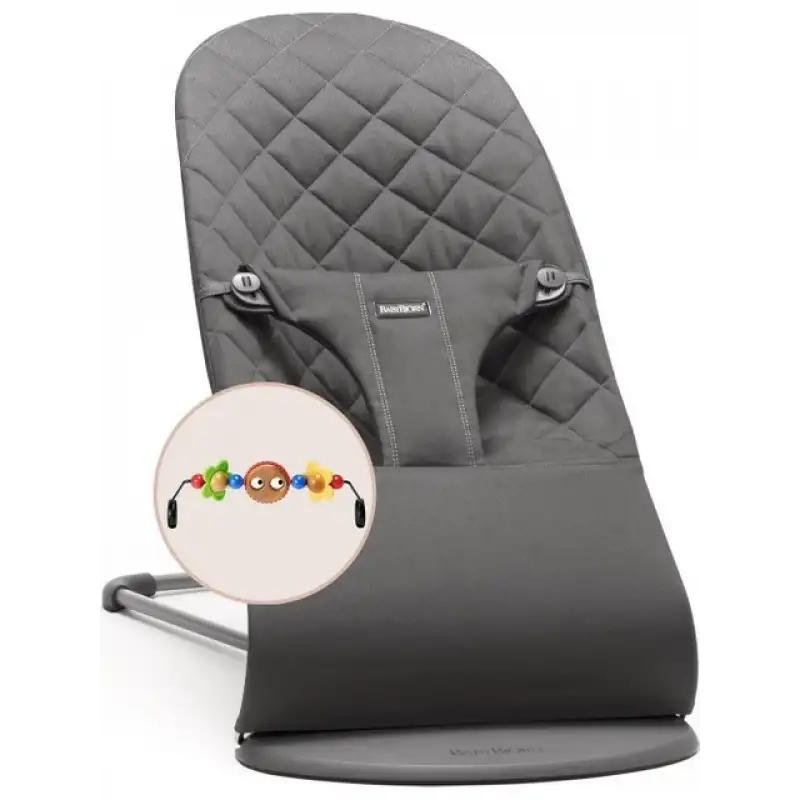 BabyBjörn Bliss Ana Kucağı Oyuncaklı Woven Anthracite