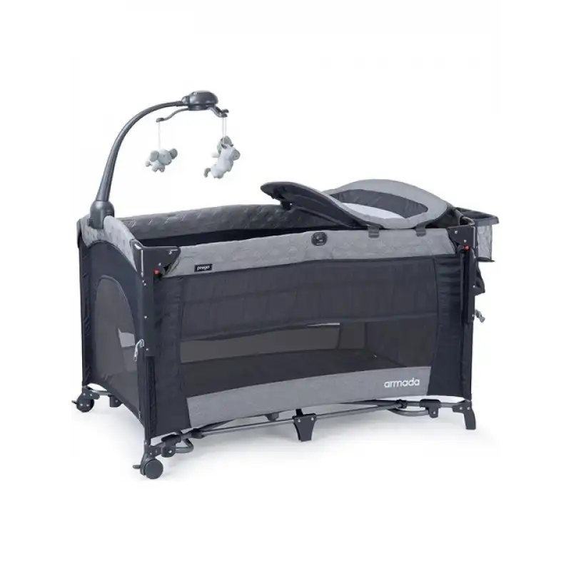 Prego 8067 Armada Anne Yanı Oyun Parkı 70x120 cm Gri