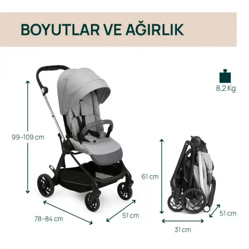 Chicco One4Ever Lounge Travel Sistem Bebek Arabası Sparkle Grey