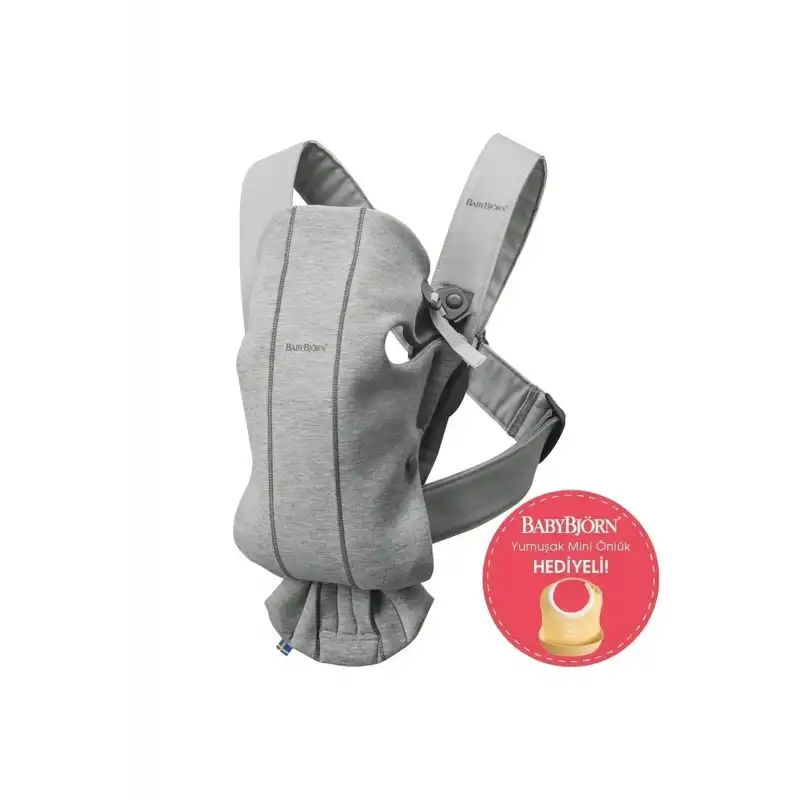 BabyBjörn Kanguru Mini 3D Jersey Light Grey