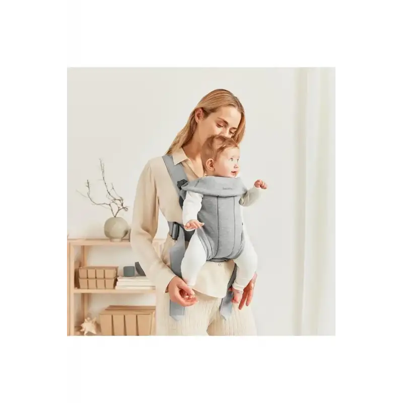 BabyBjörn Kanguru Mini 3D Jersey Light Grey