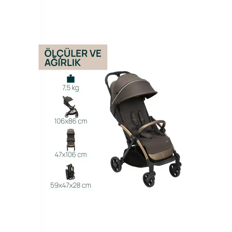 Chicco Goody XPlus Bebek Arabası Bronze Lizard