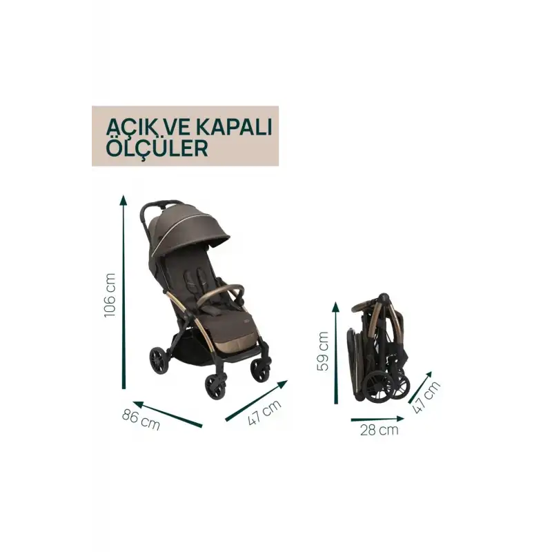 Chicco Goody XPlus Bebek Arabası Bronze Lizard