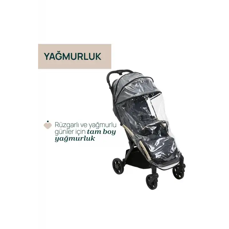 Chicco Goody XPlus Otomatik Katlanır Suya Dayanıklı Kabin Bebek Arabası Dark Shadow