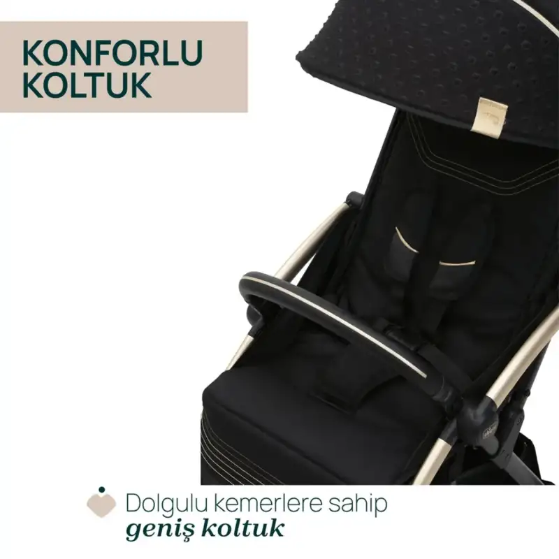 Chicco Goody Xplus Otomatik Katlanır Suya Dayanıklı Kabin Bebek Arabası Pearl Grey