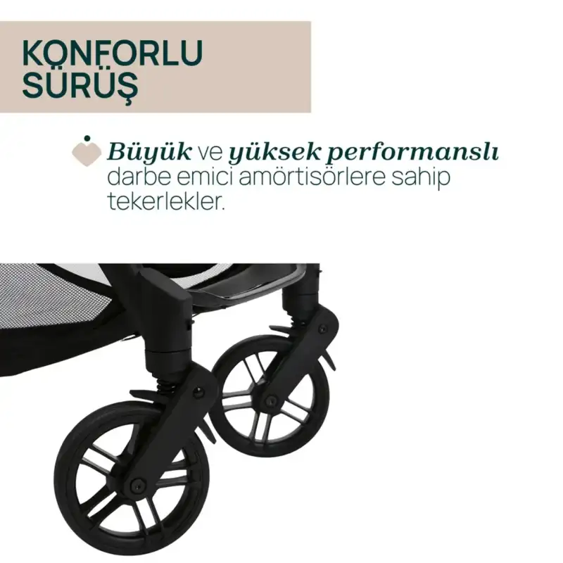 Chicco Goody Xplus Otomatik Katlanır Suya Dayanıklı Kabin Bebek Arabası Pearl Grey