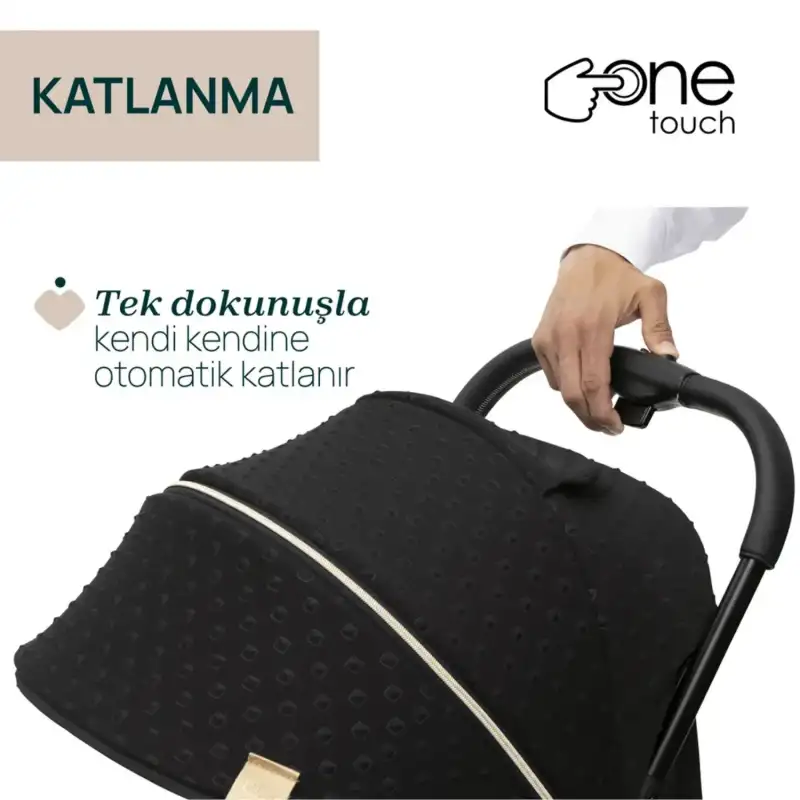 Chicco Goody Xplus Otomatik Katlanır Suya Dayanıklı Kabin Bebek Arabası Pearl Grey