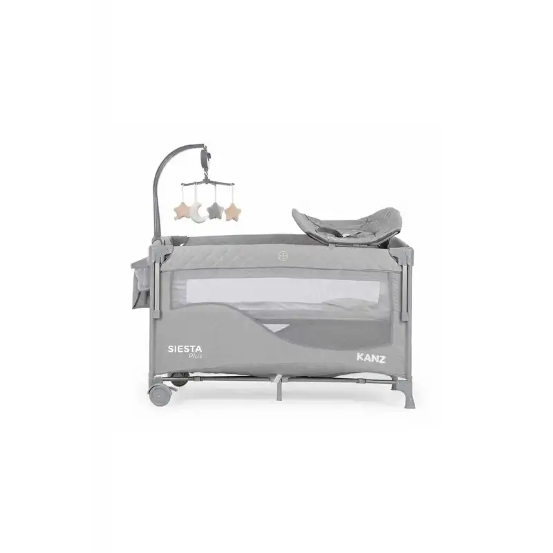Kanz Siesta Plus Dönenceli Oyun Parkı 70x120 cm Gri