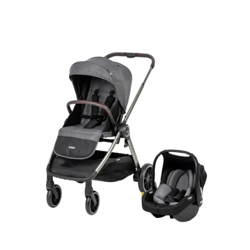 Kanz V-Go2 Travel Sistem Bebek Arabası Gri