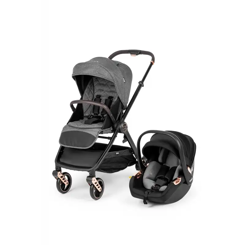 Kanz X-Go Ultimate Travel Sistem Bebek Arabası Rose Gold Gri