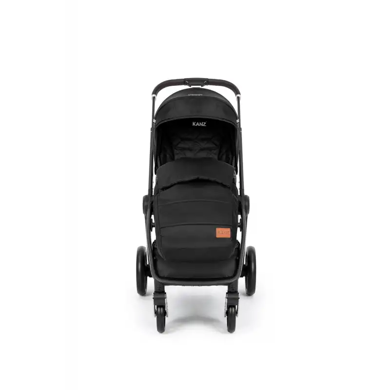 Kanz X-Go Ultimate Travel Sistem Bebek Arabası Silver Siyah