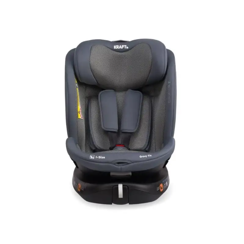 Kraft Grovy Fix i-Size 40-150 cm (0-36 Kg) Oto Koltuğu Gri