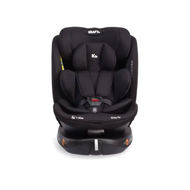 Kraft Grovy Fix i-Size 40-150 cm (0-36 Kg) Oto Koltuğu Siyah