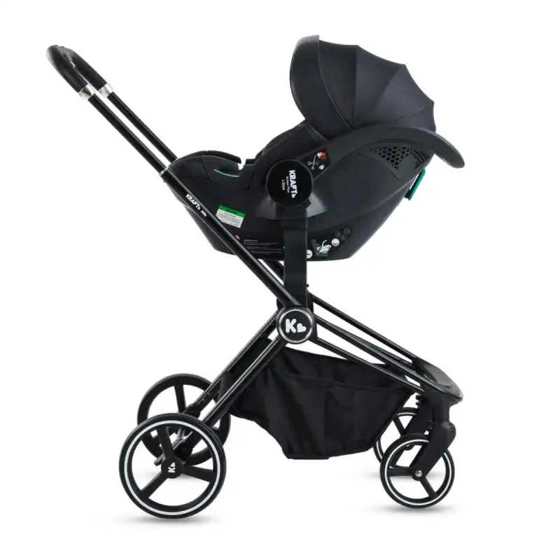 Kraft Mika (Mila) Travel Sistem Bebek Arabası Siyah