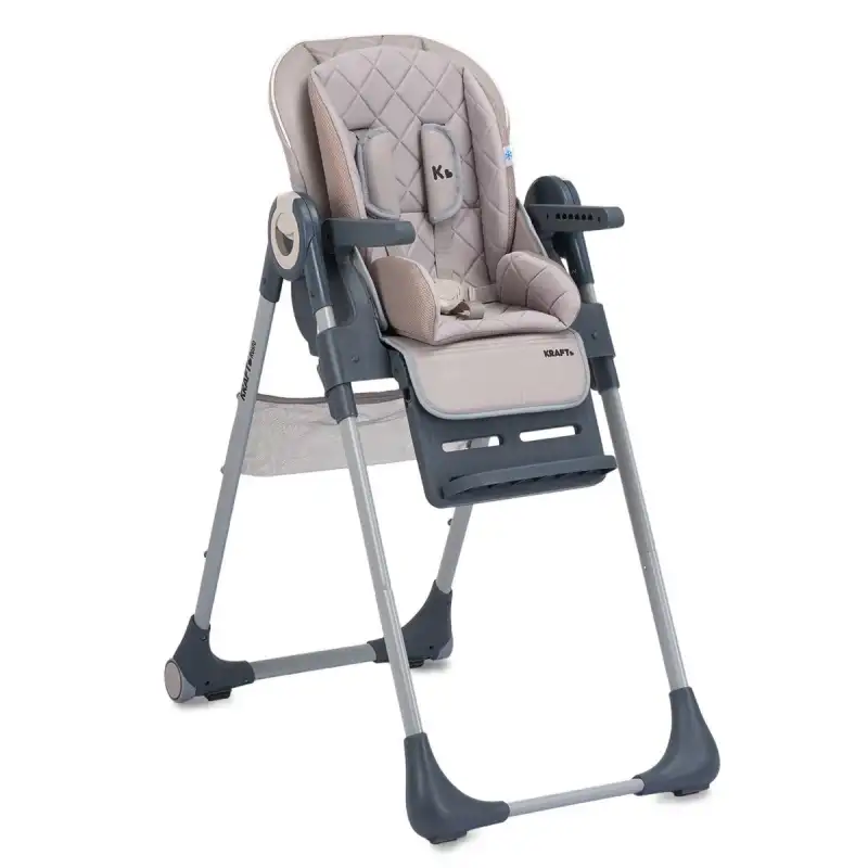 Kraft Resto Fonksiyonel Mama Sandalyesi Beige