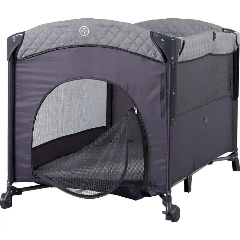 Prego 8044 Miami Plus Anne Yanı Oyun Parkı 70x120 cm Gri
