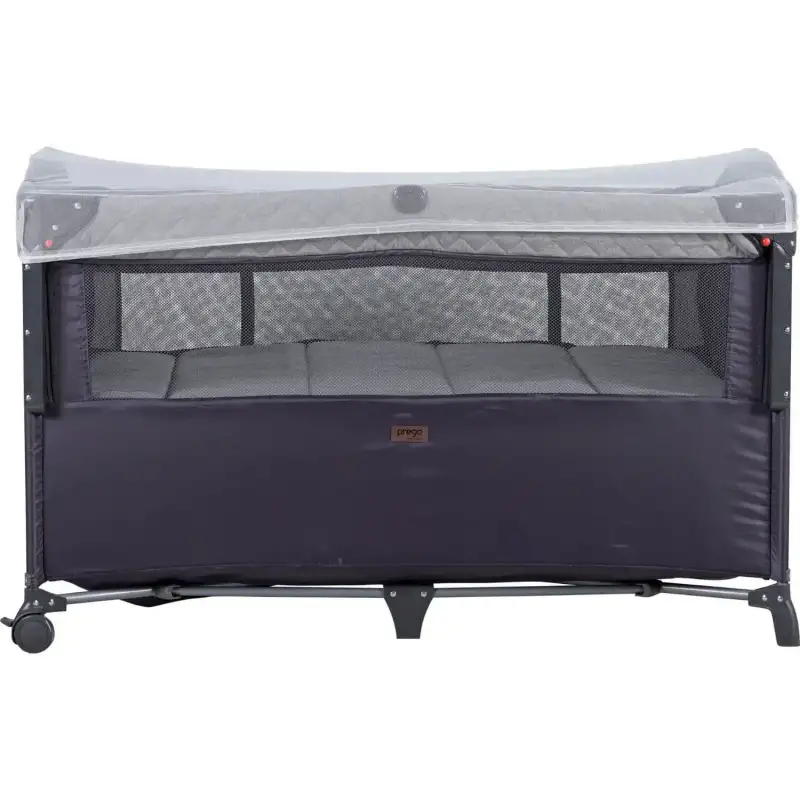 Prego 8044 Miami Plus Anne Yanı Oyun Parkı 70x120 cm Gri