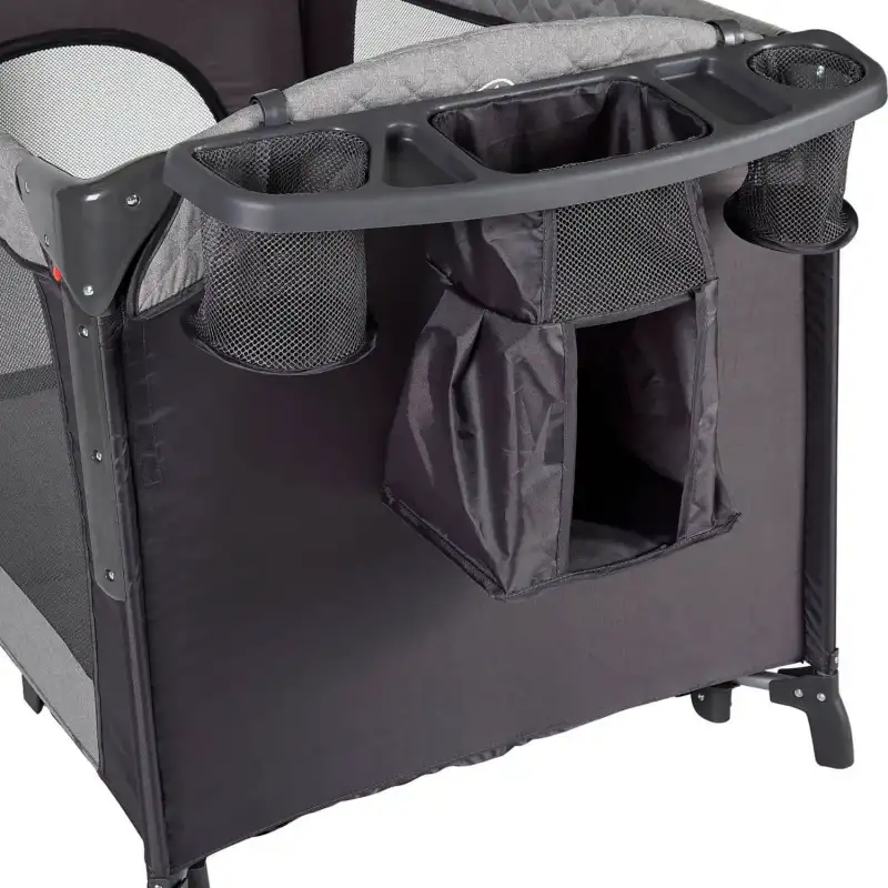 Prego 8044 Miami Plus Anne Yanı Oyun Parkı 70x120 cm Gri