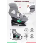 Prego Q9004 Tronfix I-Size Oto Koltuğu 0-36 Kg Gri