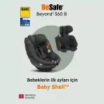 Besafe Beyond2 360 B Bundle I-Size Oto Koltuğu 0-25 Kg Anthracite Mesh