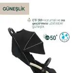 Chicco Goody Xplus Otomatik Katlanır Suya Dayanıklı Kabin Bebek Arabası Pearl Grey