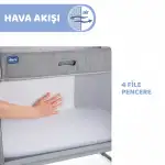 Chicco Next2Me Forever Anne Yanı Beşik Moon Grey