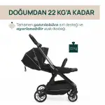 Chicco One4Ever Lounge Travel Sistem Bebek Arabası Black Beauty