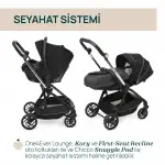 Chicco One4Ever Lounge Travel Sistem Bebek Arabası Black Beauty