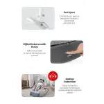Kanz Robin Elektrikli Pilli Ana Kucağı Cool Grey